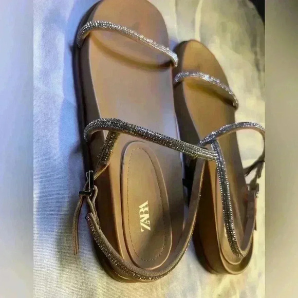 🔥🔥zara rhinestone sandals - Picture 13 of 16